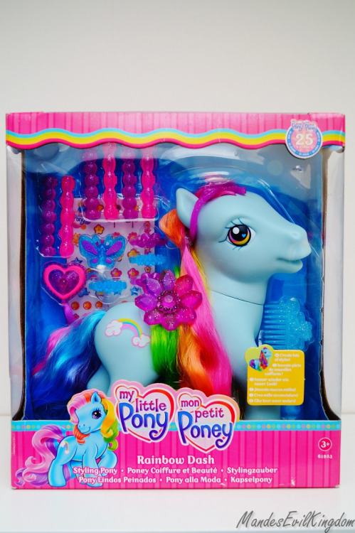 mandesevilkingdom: My little pony G3 Styling Ponies - Rainbow Dash