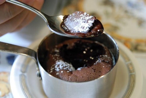 Moelleux Chaud au Chocolat 바로구운 초콜릿 케이크Mobssie 몹시, Hongdae