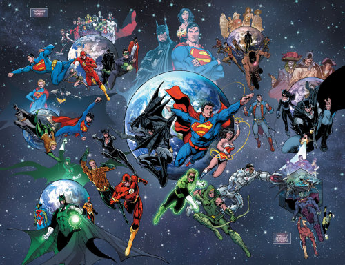 dcuniversepresents:  DC multiverse, old and adult photos