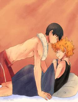 craziiwolf:  Kagehina, kagehina, more kagehina (●♡∀♡)