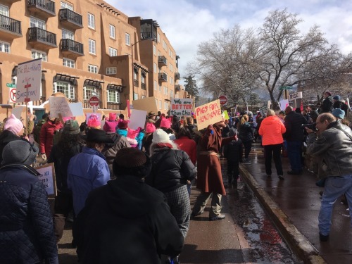 doctornsara:  Went and joined my local million woman march.