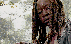 alwayssodramatic:  Michonne in Thank You“Have you ever had to kill people because
