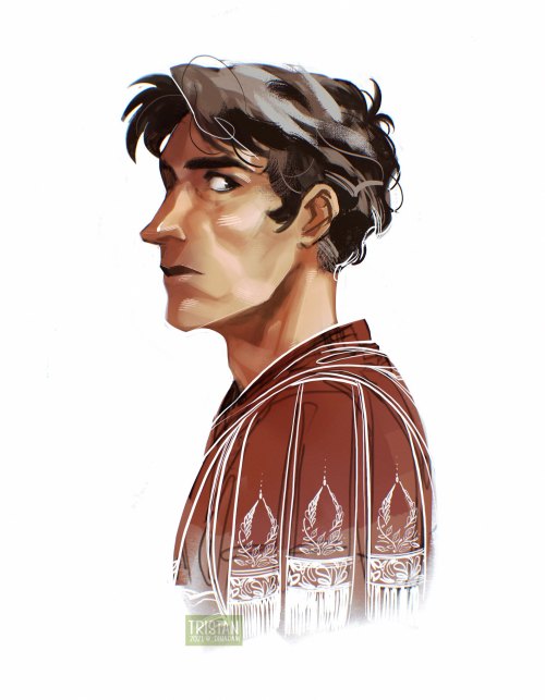 diinadam:a portrait of Titinius because I spent too much time reading accounts of Cassius’ death tod