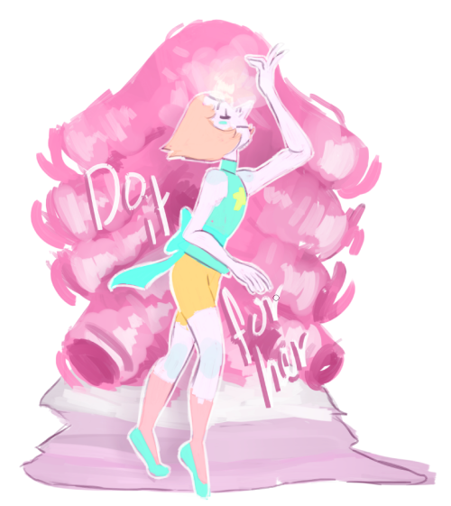 doofyarts:  late night pearlrose doodle 