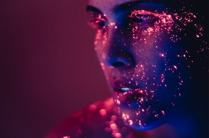 mymodernmet:  Neon by Hid Saib Portraits of people with neon fluorescent paint on