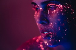 mymodernmet:  Neon by Hid Saib Portraits of people with neon fluorescent paint on their faces. 