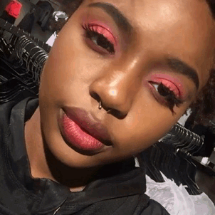 african-pyrite:A photo set of me finally embracing my natural hair