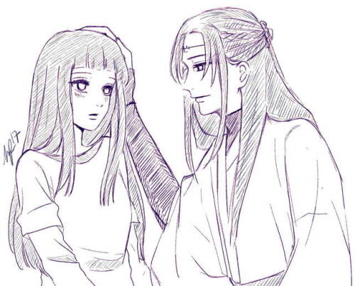 saerusa:quick doodle nejihina. 2017 and somebody still convincing me that nejihina is incest but idc