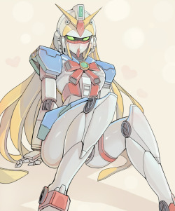 caskitsune:  ＢＦまとめ | Walzrj ※Permission was granted by the artist to upload their works.   this was an actual gundam~ &lt; |D