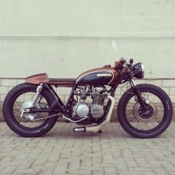 klassikkustoms:  Nils’s #Honda #cb500four