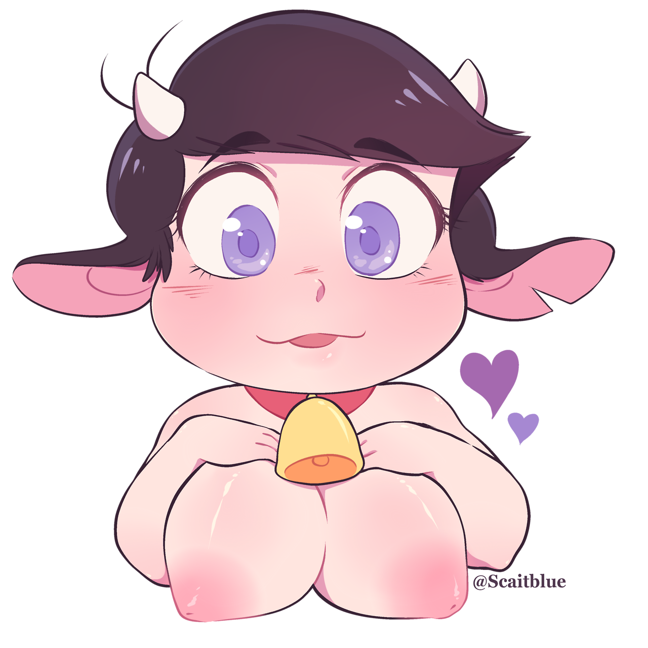 scaitblue-nsfw: Some old Doodles Featuring my fav male cows Kara and Karamatsu (