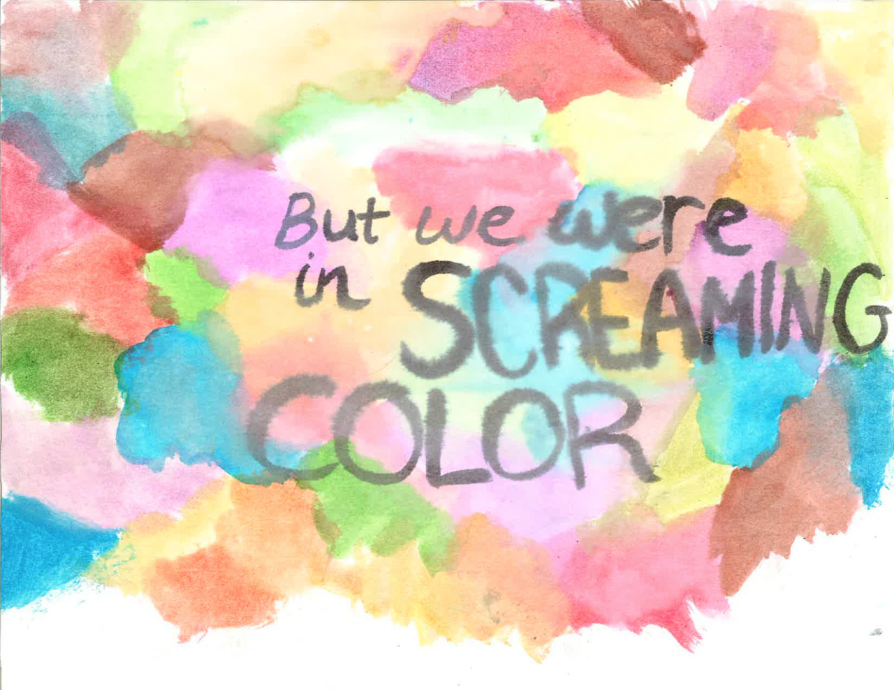 mysweetayngel:  the rest of the world was black and white