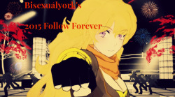 bisexualyork:  End of the year follow forever’s