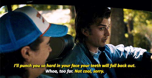 amanitacaplan:  Steve Harrington and Dustin Henderson in Stanger Things 4, vol. 1