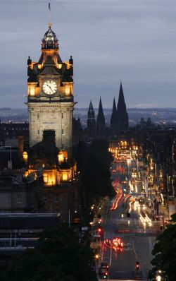 angels-hairandbabybreath:  twitch-the-hummingbird:  sixpenceee:  Photographs of the Clock Tower, Edinburgh, United Kingdom. (Source)  The one on the right is literally haunting.  My city on @sixpenceee blog! 💙 
