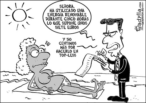 a reforma eléctrica penaliza la generación de electricidad para el autoconsumo,