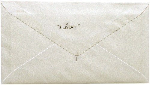 “Because sending a letter is the next best thing to showing up personally at someone’s door. Ink fro