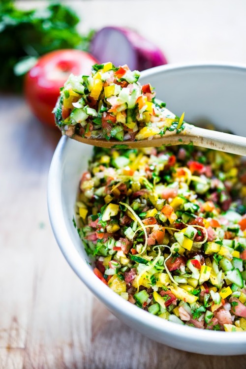 foodffs: Israeli Salad Really nice recipes. Every hour.