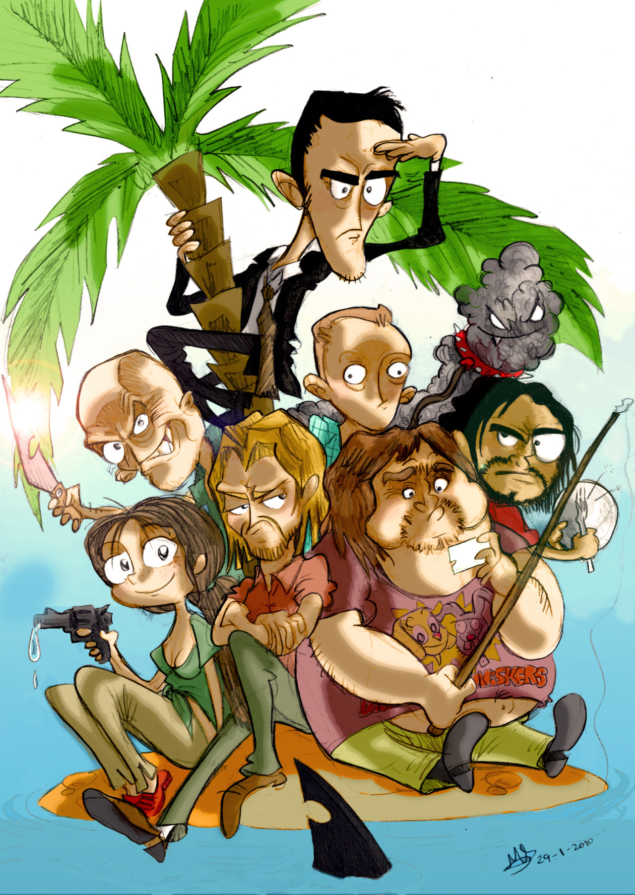 fuckyeahlost:  &ldquo;Tiny LOST&rdquo; by mariods.