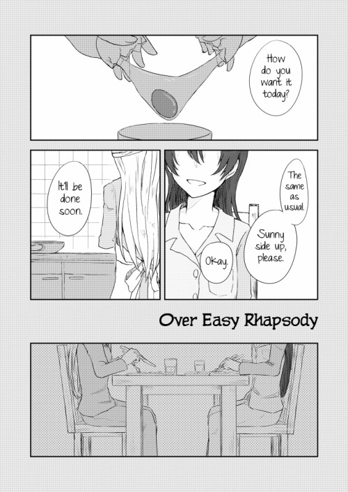 Over Easy Rhapsody by Manase[ Read Online ] | [ Download ]My QC says:HERE’S SOME GAY FOR YOU. ENJOY IT OR PERISH UNDER THE BLADE OF THE GODDESSES OF YURI. IT WILL HURT. BEYOND YOUR IMAGINATION*. *If you enjoy that kind of thing, please see a mental