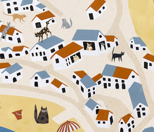 Section of a cat map I’ve been working on for Ann Kelley’s As I Was Going to St Ives