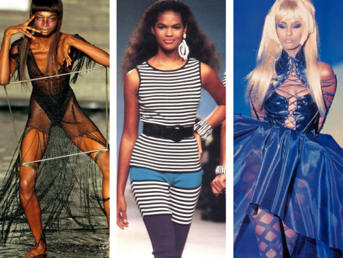 hellyeahblackmodels: Queens from the past Alek Wek, Beverly Peele, Brandi Quiñones, Debra Sha