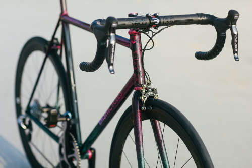 ridemetal: imshicycles: Frame Info:Columbus Life Double Oversize TubesetLlewellyn Cadenzia Lugs/Drop