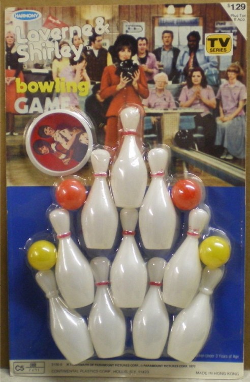  HARMONY: 1977 LAVERNE and SHIRLEY Bowling Game 