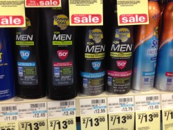 crazyeasy:  Finally a sunscreen for me. A manly man. A real man’s