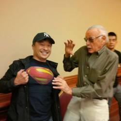 brain-food:   Jim Lee v.s Stan Lee  ahhhhhhhhhhhhhhh!!!!!!!!!!!!