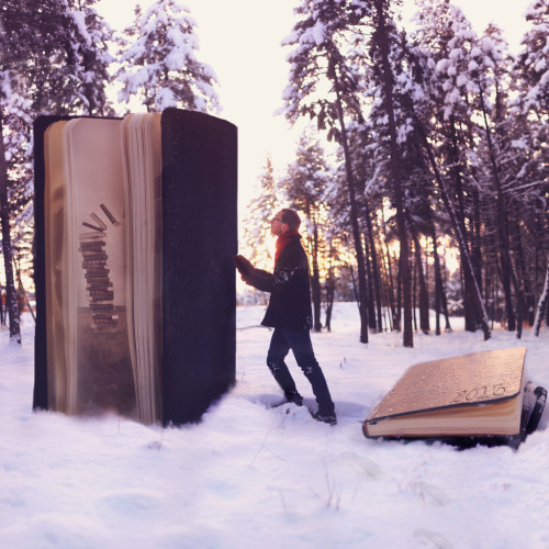 fer1972:  My Life with Books: Photomanipulations by Joel Robison (Dedicated to bookporn and every single book lover in the world)