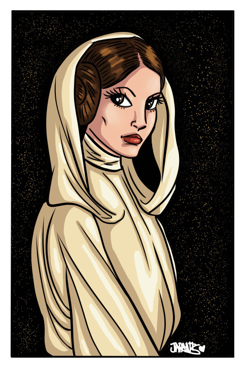 I know this is late but I love Carrie Fisher and I wanted to draw her as the beautiful princess leia