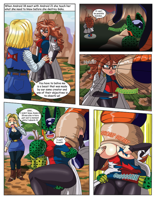 Android 21 Hentai Comic - Page 1 A new Dragon Ball Comic I have worked with Cell vore and hentai con