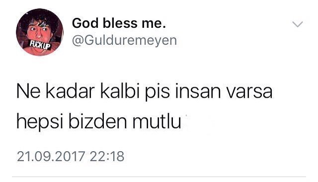 Ne kadar kalbi pis insan...