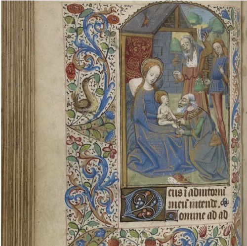 This Magi scene is splendidly illustrated with bright colors in a Book of Hours from Rouen, France s