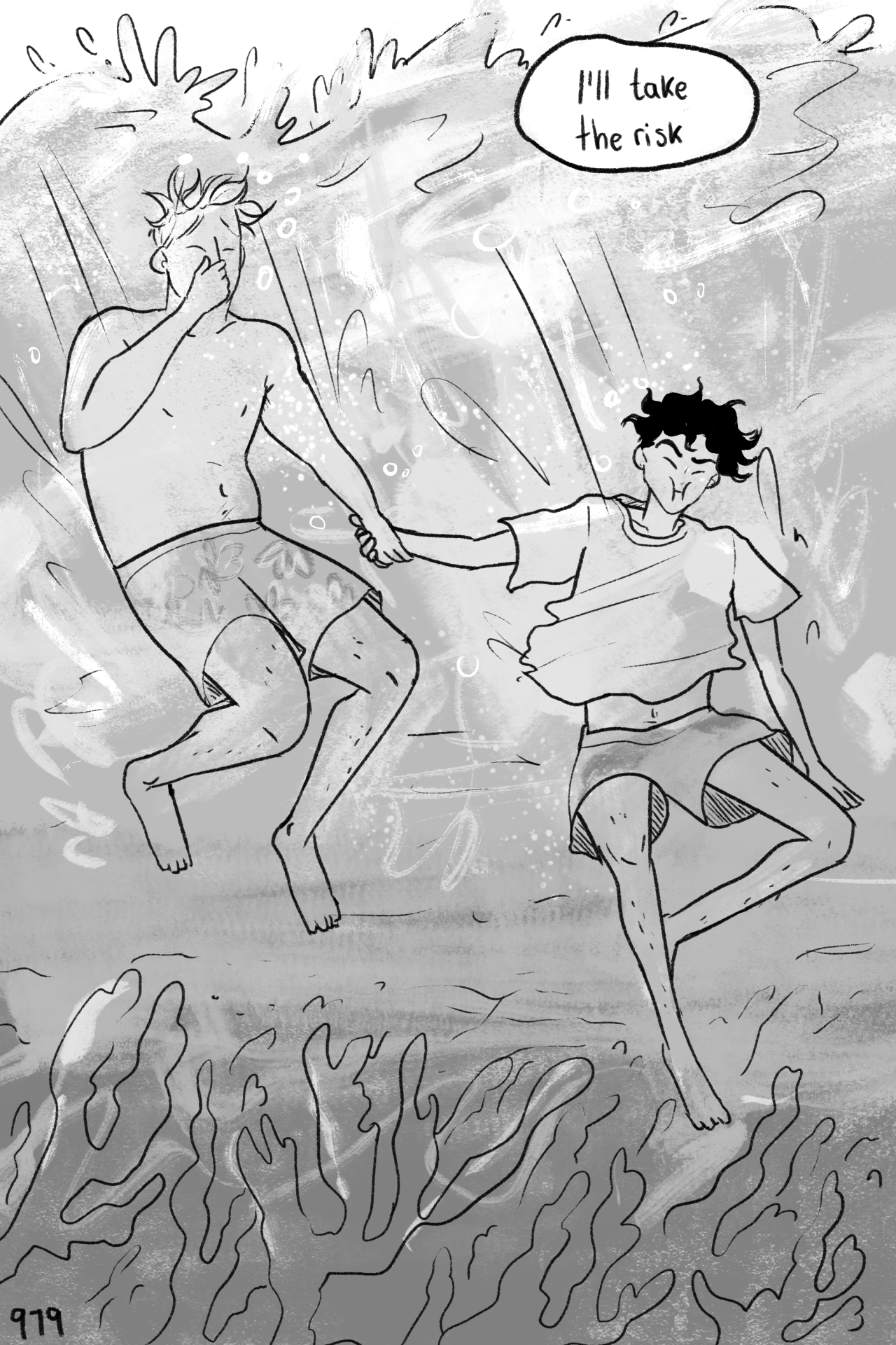HEARTSTOPPER - chapter 5 - 9 alone in the ocean read from the...