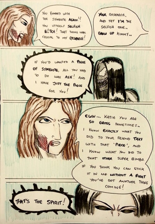  Kate Five vs Symbiote comic Page 82   THAT’S THE SPIRIT