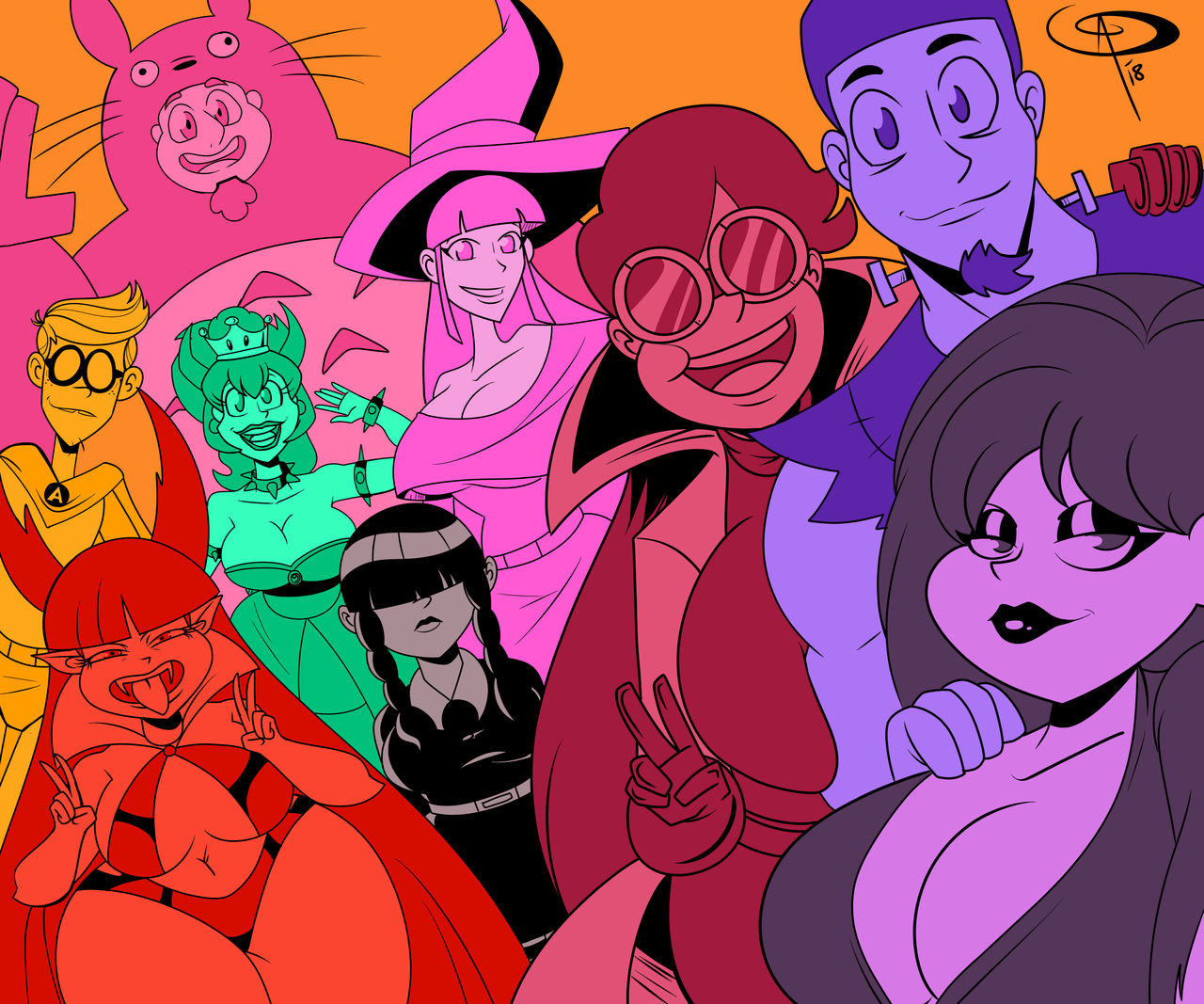 chillguydraws: Well I didn’t get anything out for the Thicc-Verse that’s Halloween