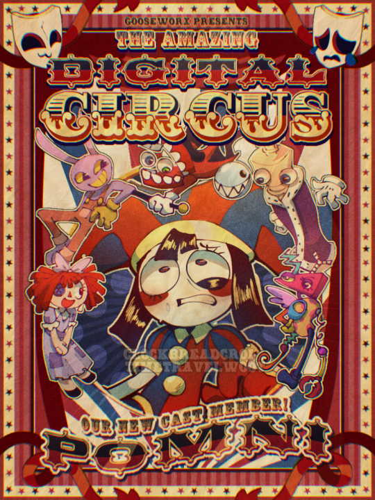 The Digital Circus gang by RedstarRayaz on DeviantArt