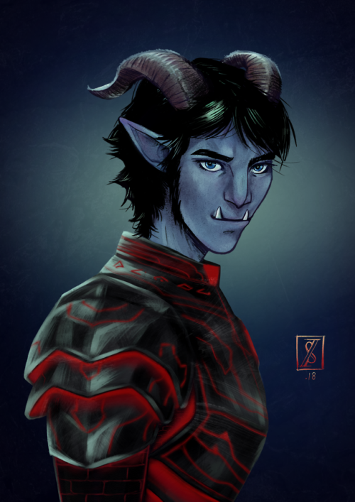 kidwithasword: Troll Jim portrait by @fablelore (my main).  I’m still upset that he can&r