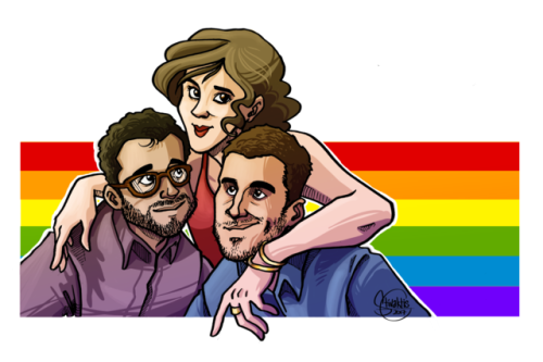 At the end of Pride Month, here’s some Sense8 prints I made for Patras Pride to save myself fr