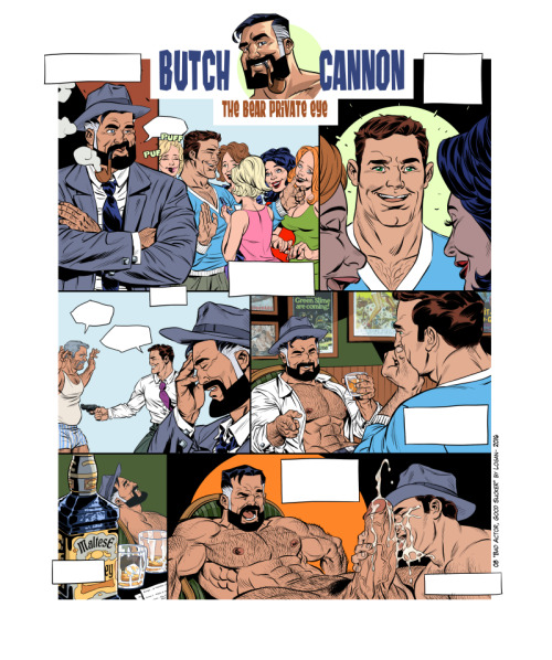 logankowalsky:  Some new Butch Cannon strips in progress. 