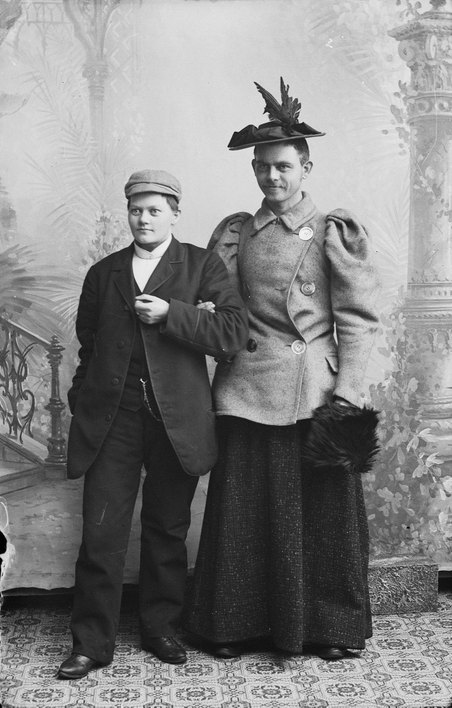 putthison:  Women in Menswear, 1900Mashable has a cool story about two Norwegian