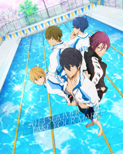 kusariku:  sexygahara:  Everything you need to know about Free! with links: It’s coming in July. It’s officially called Free!(links to official website), but I’m betting we’ll all just keep calling it swimming anime. It’ll be broadcast on TV