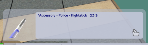 Does Anyone Know If This "police Nightstick" Is Being Used In-game At All Or If It's Unused? The Txmt