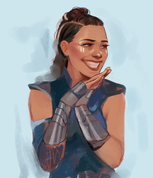 grlwndr:hey y'all here’s a valkyrie that i’ll probs never finish :0