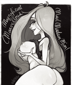 slewdbtumblng:  xxmercurial-darknessxx:  ehryel:  Madam Mim from The Sword in the Stone  Tags mention a full image up on soup. Here’s a link to that. Also I’d be remiss not to tag @slbtumblng     &lt;3 &lt;3 &lt;3