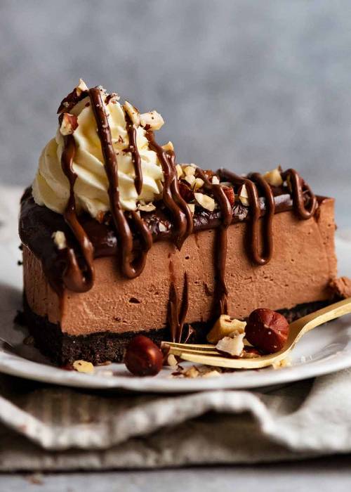 sweetoothgirl:    Nutella Cheesecake (No-Bake)