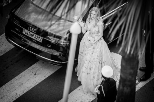 Petra Nemcova (in Zuhair Murad) attends the ‘Sicario’ premiere at the 68th annual Cannes Film Festiv