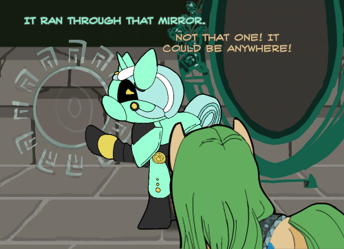 ask-omegacoder:Oh, good. A unicorn. I’m sure he’ll be helpful! We Repair Ponies #163=o GASP~! Oh dis gon be good! OwO